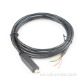 3.3V/5V FTDI RS232 USB-C al cable del convertidor serie